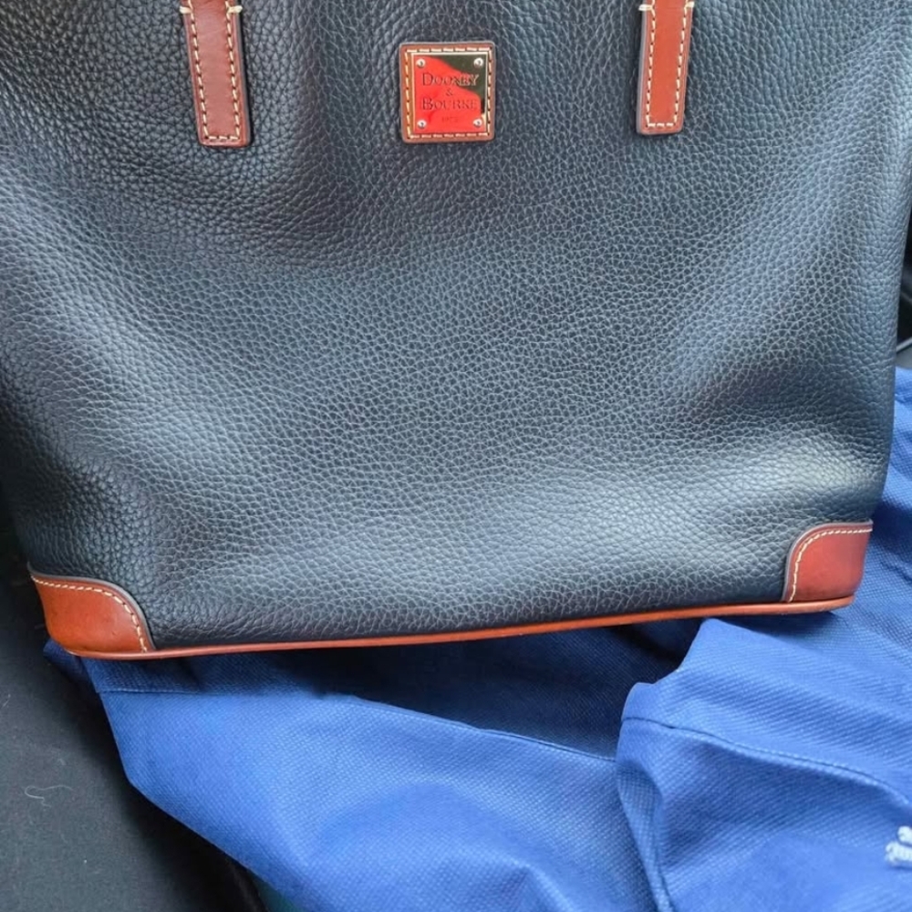 Dooney & Bourke Black and Brown Womens  Bag